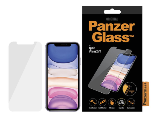 PanzerGlass | Apple | iPhone XR / 11 | Hybrid glass | Transparent | Full frame coverage; Rounded edges; 100% touch preservation | Screen Protector