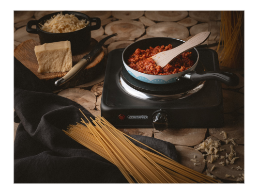 Mesko | Hob | MS 6508 | Number of burners / cooking zones 1 | Rotary | Black | Electric