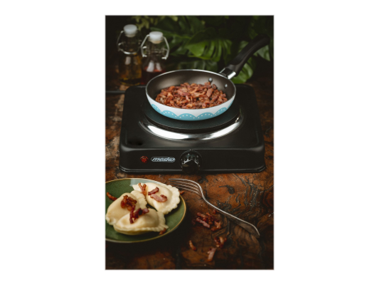 Mesko | Hob | MS 6508 | Number of burners / cooking zones 1 | Rotary | Black | Electric