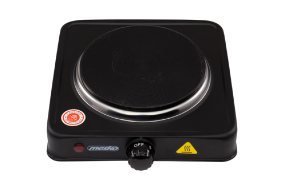 Mesko | Hob | MS 6508 | Number of burners / cooking zones 1 | Rotary | Black | Electric
