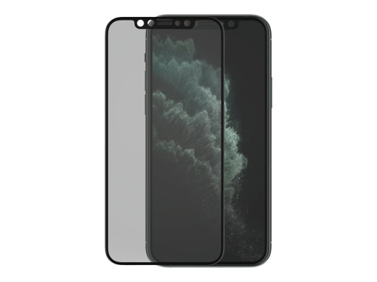 PanzerGlass | P2666 | Screen protector | Apple | iPhone X / Xs / 11 Pro | Tempered glass | Black | Confidentiality filter; Full frame coverage; Anti-shatter film (holds the glass together and protects against glass shards in case of breakage