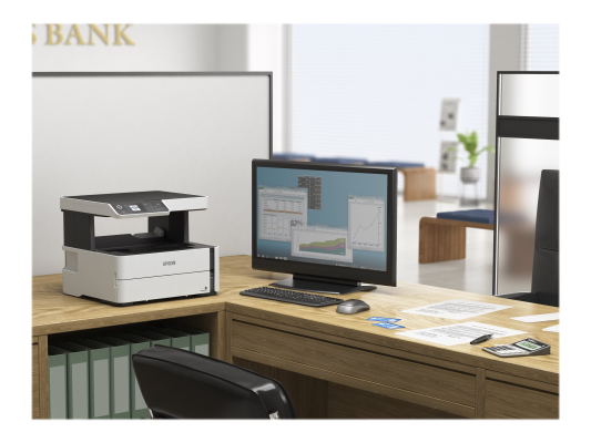 Epson 3 in 1 printer | EcoTank M2170 | Inkjet | Mono | All-in-one | A4 | Wi-Fi | White