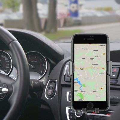 EnerGenie | EG-TA-CHAV-QI10-01 | Car smartphone holder with wireless charger | Built-in charger | Universal smartphone car holder with built-in wireless Qi fast charger, 10 W fast wireless Qi charging function to charge your phone while driving, P