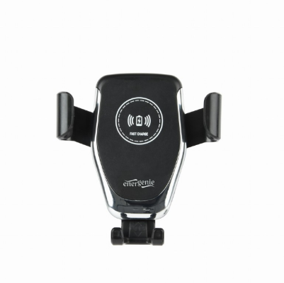 EnerGenie | EG-TA-CHAV-QI10-01 | Car smartphone holder with wireless charger | Built-in charger | Universal smartphone car holder with built-in wireless Qi fast charger, 10 W fast wireless Qi charging function to charge your phone while driving, P
