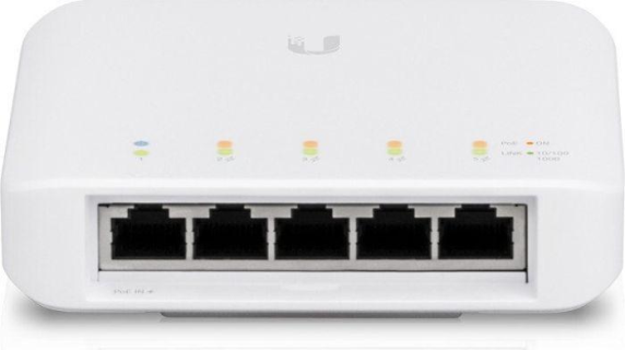 Ubiquiti USW-Flex Indoor / outdoor 5Port Poe Gigabit Switch with 802.3bt Input Power Support | Ubiquiti