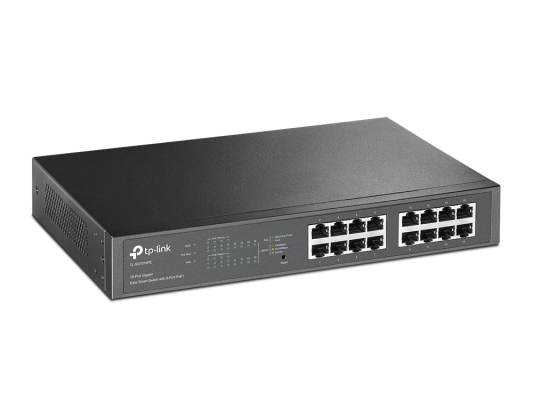 TP-LINK | Switch | TL-SG1016PE | Web Managed | Desktop / Rackmountable | Gigabit Ethernet (copper) ports quantity 16 | PoE+ ports quantity 8 | 36 month(s)