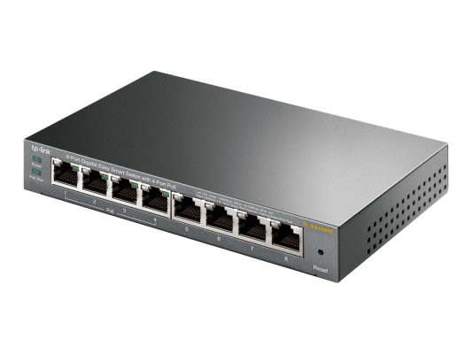 TP-LINK | Smart Switch | TL-SG108PE | Web Managed | Desktop | Gigabit Ethernet (copper) ports quantity 4 | PoE+ ports quantity 4 | Power supply type External | 36 month(s)