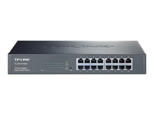 TP-LINK | Switch | TL-SG1016DE | Web Managed | Rackmountable | Gigabit Ethernet (copper) ports quantity 16 | 36 month(s)