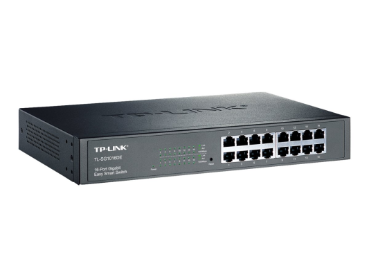TP-LINK | Switch | TL-SG1016DE | Web Managed | Rackmountable | Gigabit Ethernet (copper) ports quantity 16 | 36 month(s)