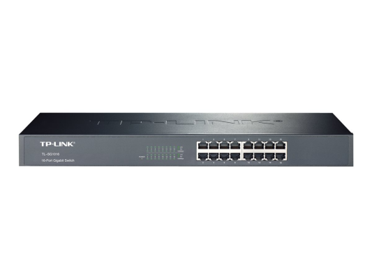 TP-LINK | Switch | TL-SG1016 | Unmanaged | Rackmountable | Gigabit Ethernet (copper) ports quantity 16 | 60 month(s)