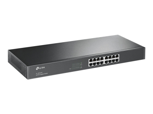 TP-LINK | Switch | TL-SG1016 | Unmanaged | Rackmountable | Gigabit Ethernet (copper) ports quantity 16 | 60 month(s)