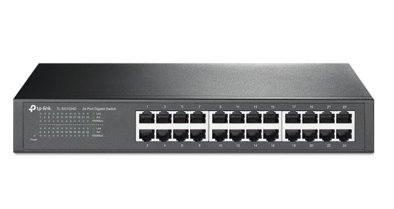 TP-LINK | Switch | TL-SG1024D | Unmanaged | Desktop / Rackmountable | Gigabit Ethernet (copper) ports quantity 24 | 36 month(s)