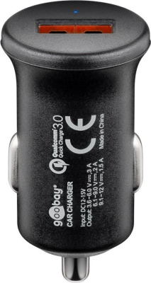 Goobay | Quick Charge QC3.0 USB car fast charger | USB 2.0 Female (Type A)