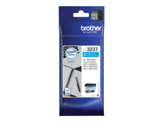 Brother LC3237C | Ink Cartridge | Cyan