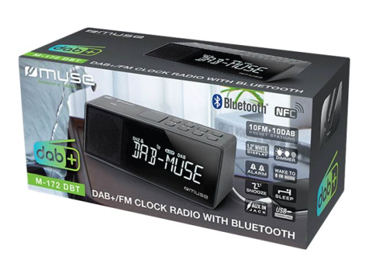 Muse | M-172 DBT | Alarm function | NFC features | Black