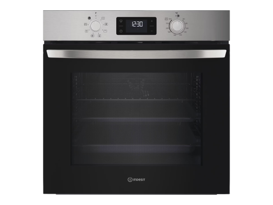 Indesit IO 255HU X Oven, Built-in, Electric, Width 59.5 cm, Self cleaning, Stainless steel