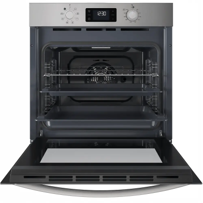 Indesit IO 255HU X Oven, Built-in, Electric, Width 59.5 cm, Self cleaning, Stainless steel