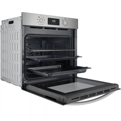 Indesit IO 255HU X Oven, Built-in, Electric, Width 59.5 cm, Self cleaning, Stainless steel