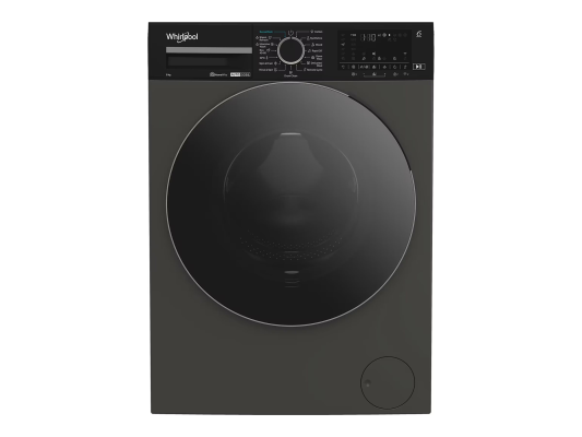 Whirlpool WPM 87G ADS EE Washing machine, A, Front loading, Washing capacity 8 kg, 1351 RPM, Depth 55 cm, Black