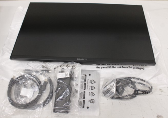 SALE OUT. GIGABYTE MONITOR 27" GS27FA EU1 | Gigabyte Warranty 3 month(s) | REFURBISHED, WITHOUT ORIGINAL PACKAGING