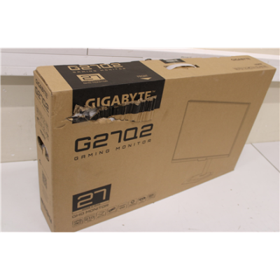 SALE OUT. Gigabyte G27Q2 EK | 27 " | SS IPS | QHD | 16:9 | 200 Hz | 0.5 ms | 2560 x 1440 pixels | 350 cd / m² | HDMI ports quantity 2 | Black | Warranty 35 month(s) | DAMAGED PACKAGING, SCRTACHED ON THE SCREEN