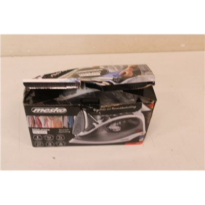 SALE OUT. Mesko MS 5037 Steam iron 2800W, Grey | Mesko MS 5037 | Steam Iron | 2800 W | Water tank capacity 170 ml | Continuous steam 35 g / min | Grey | DAMAGED PACKAGING, SCRATCHED ON KERAMIC PLATE