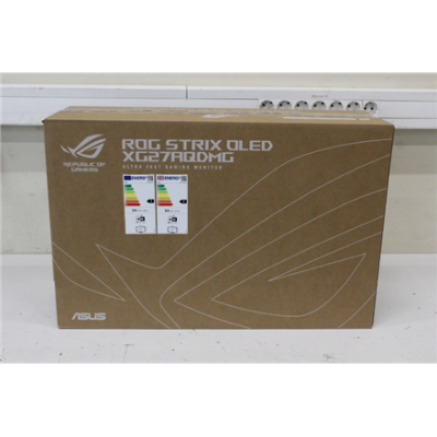 SALE OUT. Asus ROG Strix OLED | XG27AQDMG | 27 " | WOLED | 16:9 | 240 Hz | 0.03 ms | 2560 x 1440 pixels | HDMI ports quantity 2 | Black | Warranty 36 month(s) | DAMAGED PACKAGING AND INNER FOAM