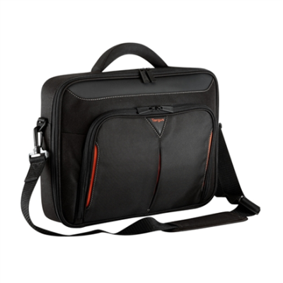Targus | Classic | Fits up to size 14 " | Messenger - Briefcase | Black / Red | Shoulder strap