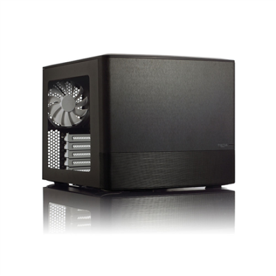 Fractal Design | NODE 804 | Side window | 2 - USB 3.0Audio in / outPower button with LED (white)HDD activity LED (white) | Black | Micro ATX | Power supply included No