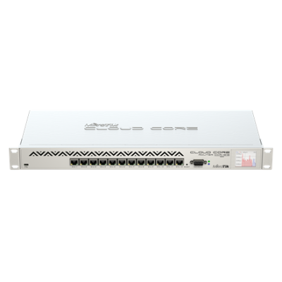 CCR1016-12G Router | 1000 Mbit / s | Ethernet LAN (RJ-45) ports 12 | 1 | 12 month(s)