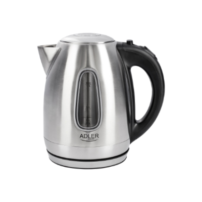Adler | Kettle | AD 1223 | Standard | 2200 W | 1.7 L | Stainless steel | 360° rotational base | Stainless steel