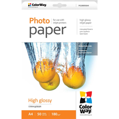 180 g / m² | A4 | A4 | High Glossy Photo Paper