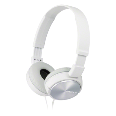 Sony | Foldable Headphones | MDR-ZX310 | Headband / On-Ear | White