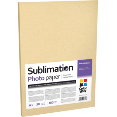 PSM100050A3 | 100 g / m² | A3 | A3 | Photo Paper sublimation 50 pcs.