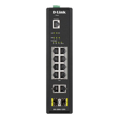 D-Link | Switch | DIS-200G-12PS | Managed L2 | Wall mountable | 60 month(s)
