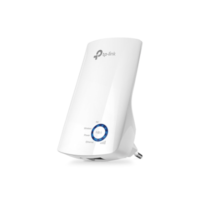 TP-LINK | Extender | TL-WA850RE | 802.11n | 2.4GHz | 300 Mbit / s | 10 / 100 Mbit / s | Ethernet LAN (RJ-45) ports 1 | MU-MiMO No | no PoE | Antenna type 2xInternal