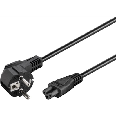 Goobay | Power supply cord (CEE / 7 / 7 to mickey), angled | 68004 | Black