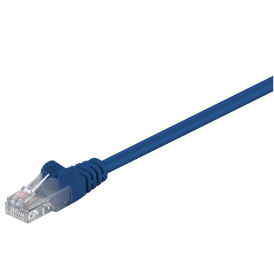 Goobay | CAT 5e patch cable, U / UTP | 68345 | Blue RJ45 male (8P8C) | RJ45 male (8P8C)
