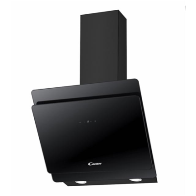 Candy | Hood | CVMA60N | Wall mounted | Energy efficiency class A | Width 60 cm | 612 m³ / h | Touch control | LED | Black