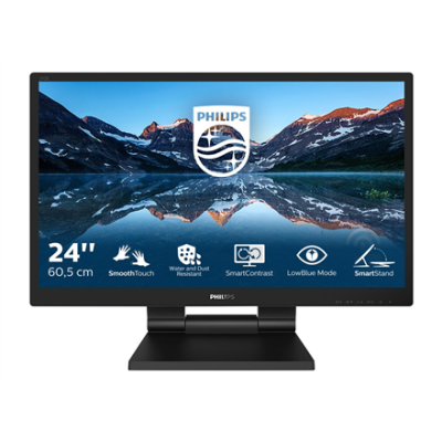 Philips | 242B9T / 00 | 23.8 " | IPS | FHD | 16:9 | 60 Hz | 5 ms | Touchscreen | 1920 x 1080 | 250 cd / m² | HDMI ports quantity 1 | Black