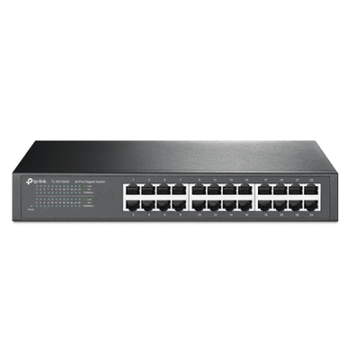 TP-LINK | Switch | TL-SG1024D | Unmanaged | Desktop / Rackmountable | Gigabit Ethernet (copper) ports quantity 24 | 36 month(s)