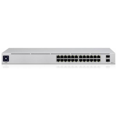 Ubiquiti | Unifi Switch | USW-PRO-24-POE | Managed L3 | Desktop | Gigabit Ethernet (copper) ports quantity 24 | SFP+ ports quantity 2 | PoE+ ports quantity 24 | Power supply type AC / DC, Internal, 450W