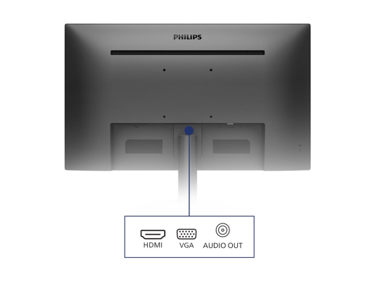 Philips | 221V8A | 21.5 " | VA | FHD | 75 Hz | 4 ms | 1920 x 1080 | 200 cd / m² | HDMI ports quantity 1 x HDMI | Black
