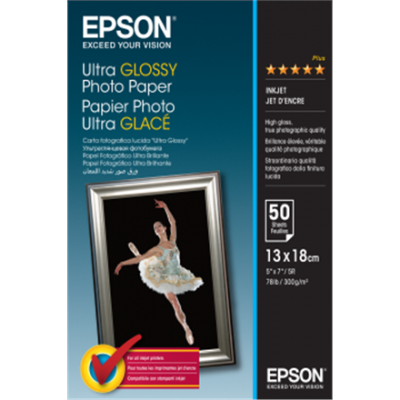 Ultra Glossy Photo Paper | 300 g / m² | 13 x 18 cm | Photo Paper