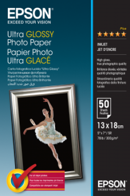 Ultra Glossy Photo Paper | 300 g / m² | 13 x 18 cm | Photo Paper