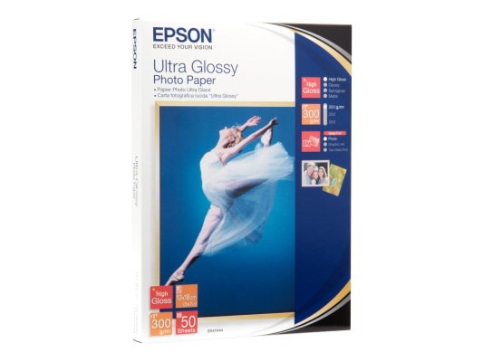 Ultra Glossy Photo Paper | 300 g / m² | 13 x 18 cm | Photo Paper
