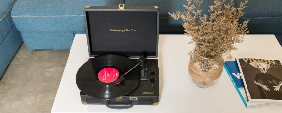 Muse | Turntable Stereo System | MT-103 GD | Black | 3 speeds | USB port | AUX in