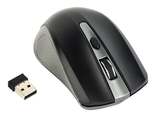Gembird | MUSW-4B-04-GB | 2.4GHz Wireless Optical Mouse | Optical Mouse | USB | Spacegrey / Black
