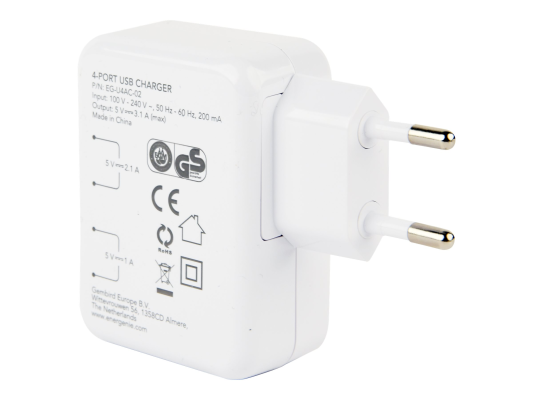 EnerGenie | Universal USB charger | EG-U4AC-02