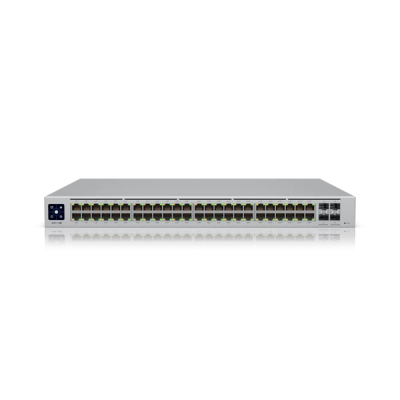 Ubiquiti | UniFi Switch | USW-PRO-48-POE | Managed L3 | Rackmountable | Gigabit Ethernet (copper) ports quantity 48 | SFP+ ports quantity 4 | Power supply type Internal